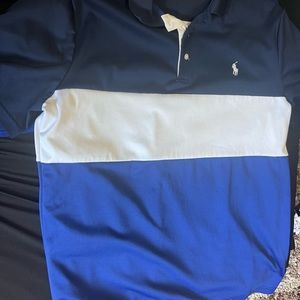 Navy blue/ white polo